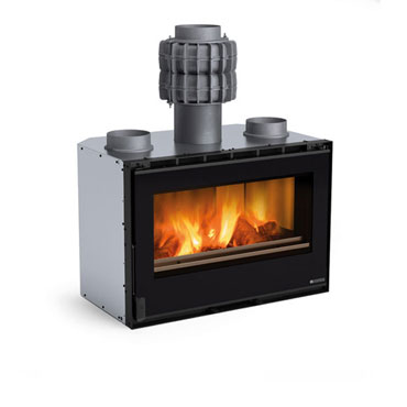 Inserto a legna 80 PRS Crystal ventilato per caminetti - La Nordica Extraflame