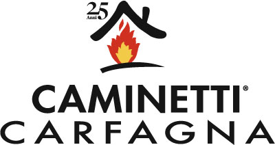 Caminetti Carfagna logo 25esimo anniversario