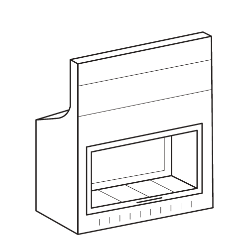 Monobloco a legna Modulo 100 Tunnel ClimaCaloR - Caminetti Carfagna